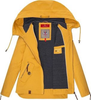 Navahoo Wekoo dámska prechodná bunda s kapucňou, žltá