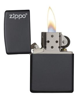Zippo benzínový zapaľovač čierny matný