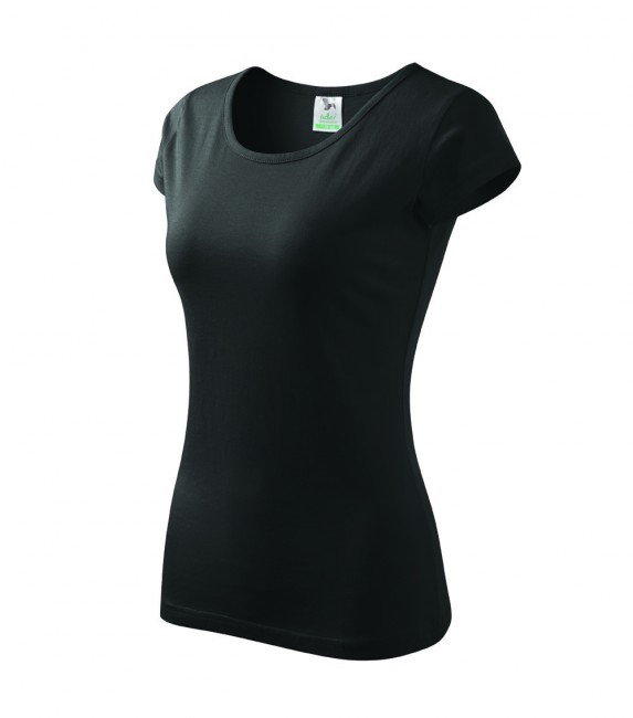 Značka Malfini - Malfini Pure dámske tričko, čierne, 150g/m2