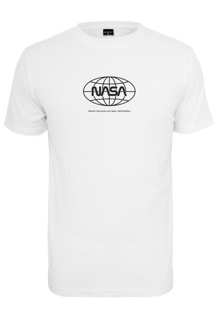 E-shop NASA pánske tričko Globe, biele