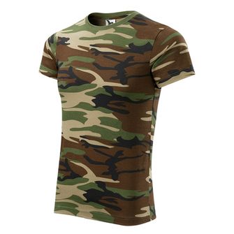 Malfini Camouflage krátke tričko, brown, 160g/m2