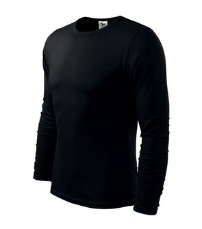 Malfini Fit-T tričko s dlhým rukávom, čierne, 160g/m2