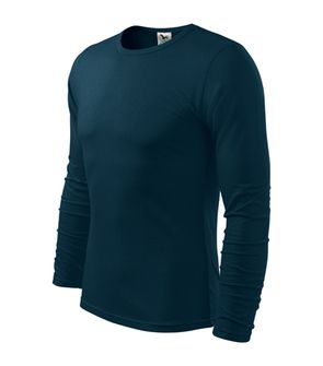 Malfini Fit-T tričko s dlhým rukávom, tmavomodré, 160g/m2