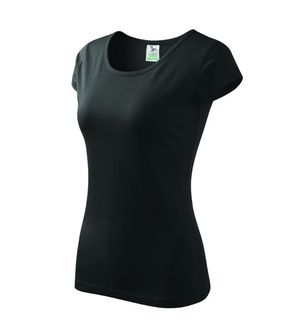 Malfini Pure dámske tričko, čierne, 150g/m2