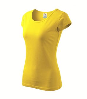 Malfini Pure dámske tričko, žlté, 150g/m2