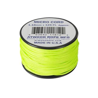 ATWOOD® Mikro lano (125 stôp) - neónovo zelený (MCCB24)