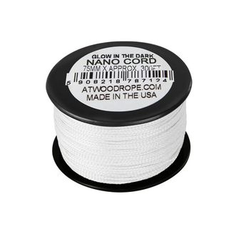 ATWOOD® Nano Uber Glow lano .75mm (300 stôp) - biele (GLOW-NC300)