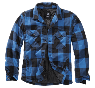 Brandit Lumber bunda, čierna+modrá