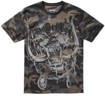 Brandit Motörhead tričko Warpig Print, darkcamo