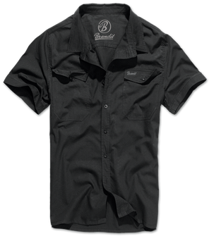 Brandit Roadstar košeľa s krátkym rukávom, čierna
