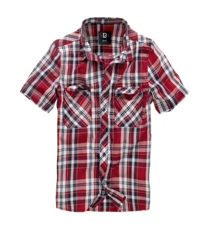 Brandit Roadstar košeľa s krátkymi rukávmi, červená