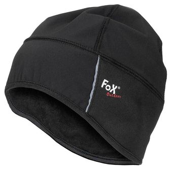 Fox Outdoor softshell vodeodolný klobúk, čierna