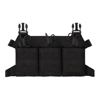 Direct Action® Odľahčený panel Triple 308 na zásobníky čierny