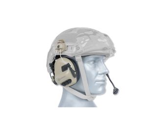 Earmor taktická náhlavná súprava EARMOR M32 pre prilby - COYOTE TAN