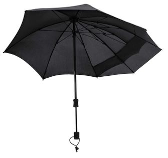 EuroSchirm Swing backpack handsfree Trekingový batoh Swing Handsfree s krytom na dáždnik čierny