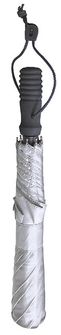 EuroSchirm teleScope handsfree UV Teleskopický trekingový dáždnik s upevnením na batoh, stieborný