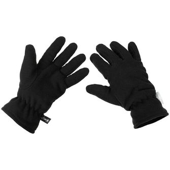 MFH Flísové rukavice s izoláciou 3M™ Thinsulate™, čierna