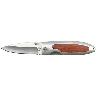 Fox Outdoor Nôž Jack jednoručný, strieborný, drevená vložka