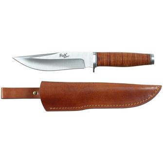 Fox Outdoor Nôž Pathfinder, Ranger 16, kožená rukoväť, s puzdrom