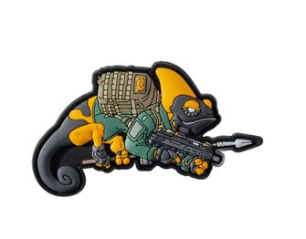 Helikon-Tex 3D PVC Chameleon Patrol line exclusive nášivka, žlto/zelená