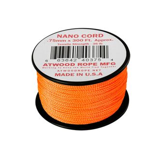 Helikon-Tex Nano kábel (300 stôp) - neónovo oranžový