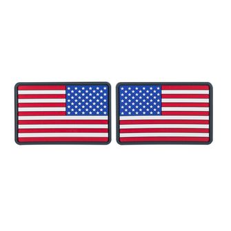 Helikon-Tex USA Small Flag (set - 2pcs.) - PVC - True Colors