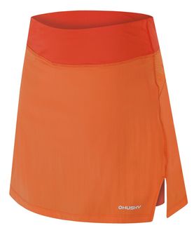 HUSKY dámska funkčná sukňa so šortkami Flamy L, oranžová