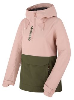 HUSKY dámska outdoorová bunda Nabbi L, svetlá ružová/khaki