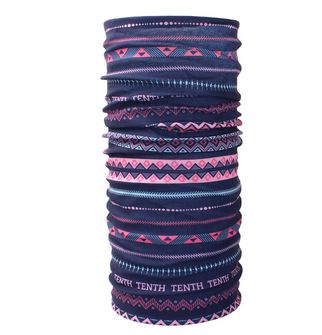 Husky multifunkčná šatka Printemp pink triangle stripes, UNI