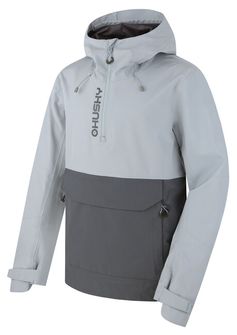 HUSKY pánska outdoorová bunda Nabbi M, svetlá sivá/tmavá sivá