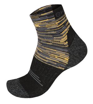 Husky Ponožky Hiking čierna/žltá