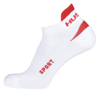 Husky Ponožky Šport biela/červená