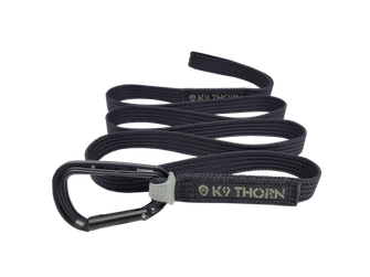 K9 Thorn vodítko s karabínou petz, čierne, XL