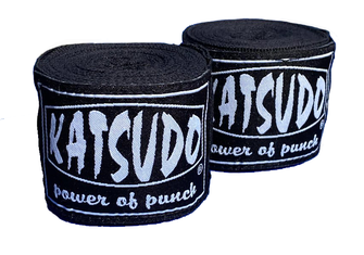 Katsudo box bandáže elastické 350cm, čierne