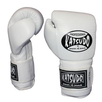 Katsudo box rukavice Profesionál II, biele
