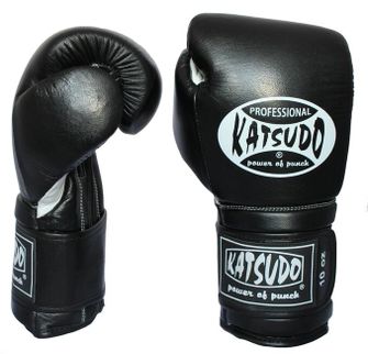 Katsudo box rukavice Profesionál II, čierne