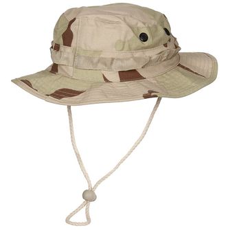 MFH Americký klobúk GI Bush Rip stop so šnúrkou, 3 col. desert