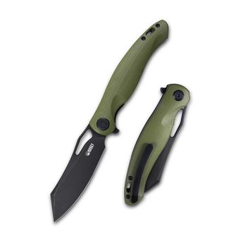 KUBEY Zatvárací nôž Drake, oceľ 14C28N, zelená