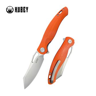 KUBEY Zatvárací nôž Drake, oceľ AUS 10, oranžová