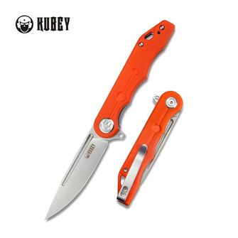 KUBEY Zatvárací nôž Mizo Orange G10