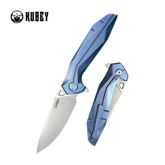KUBEY Zatvárací nôž Nova, Blue Titanium