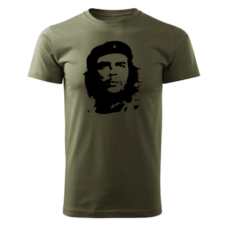 DRAGOWA krátke tričko Che Guevara, olivová 160g/m2