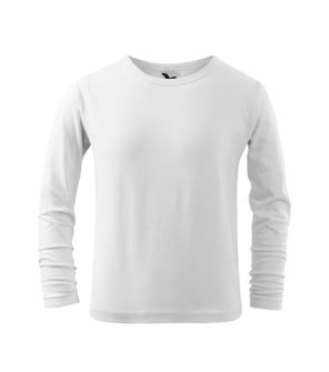 Malfini Fit-T LS detské tričko s dlhým rukávom, biele