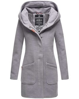 Marikoo MAIKOO Dámsky zimný kabát s kapucňou, sivá