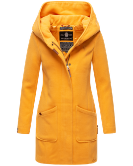 Marikoo MAIKOO Dámsky zimný kabát s kapucňou, žltá