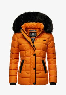 Marikoo Unique Dámska zimná bunda s kapucňou, burnt orange