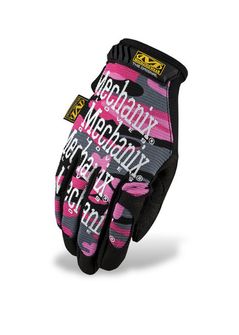 Mechanix Original pink camo dámske rukavice taktické