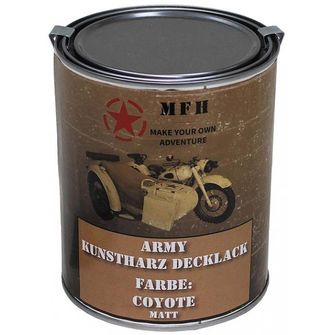 MFH army farba coyote matná, 1 litr