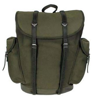 MFH BW horský ruksak olivový 30L kožené popruhy