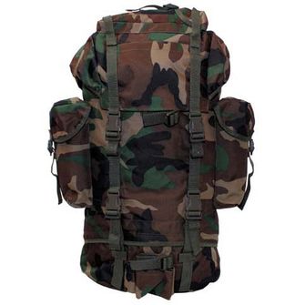 MFH BW nepremokavý ruksak vzor woodland 65L